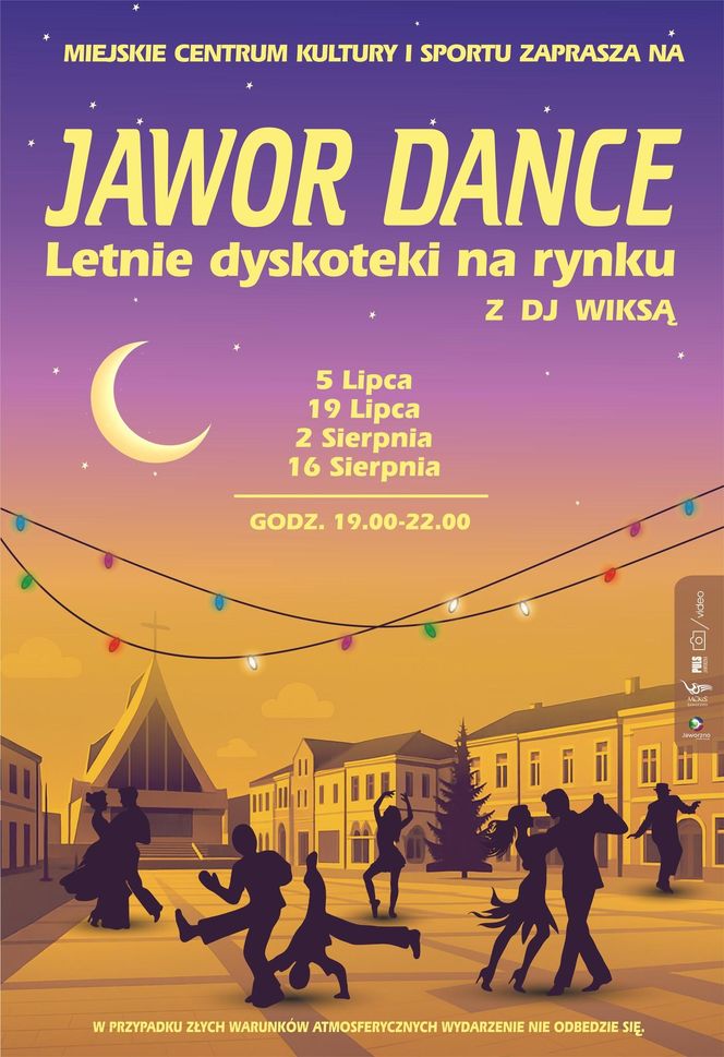 Jawor Dance – Letnie dyskoteki na rynku w Jaworznie