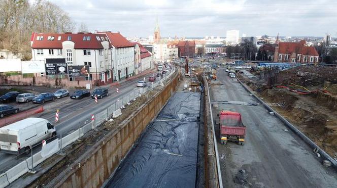 Trwa remont ulicy Kujawskiej. Zobaczcie zdjęcia z placu budowy