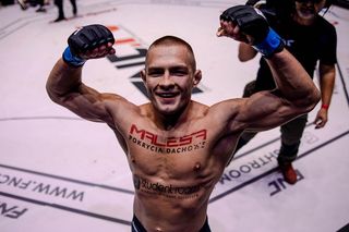 Kamil Kraska - w sobotę w Belgradzie powalczy o mistrzowski pas