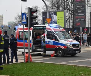 Wypadek w Szczecinie plac Rodła 