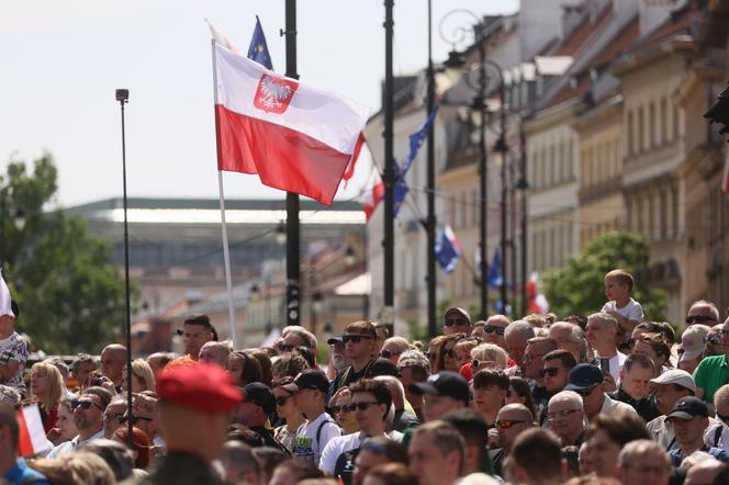 Uroczystości z okazji święta Konstytucji 3 Maja na Placu Zamkowym w Warszawie