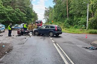 Tragiczny finał wypadku motocyklisty. Nie żyje 52-latek