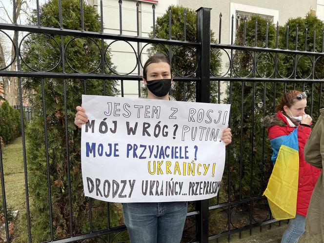 Protest pod Konsulatem Rosyjskim