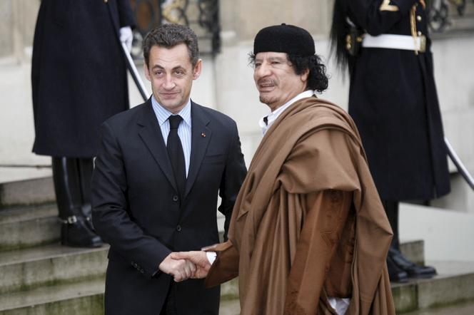 Nicolas Sarkozy  Muammar al-Gaddafi