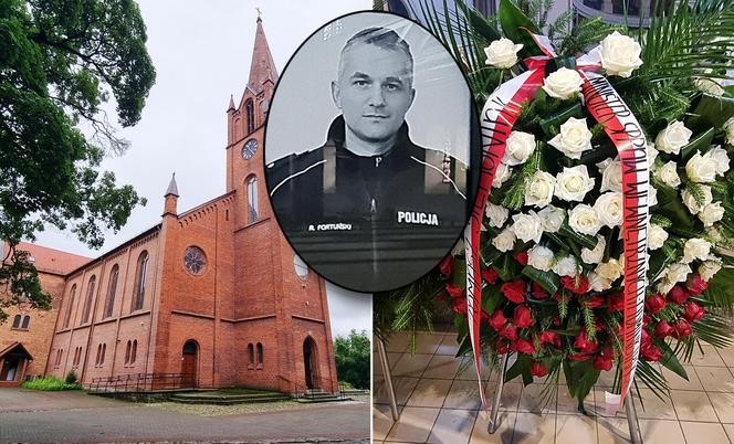 Pogrzeb podinsp. Rafała Fortuńskiego. Policjant to ofiara szaleńca ze Słupska