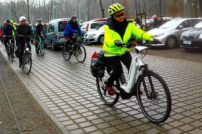 Noworoczny rajd rowerowy nad jezioro Świdwie