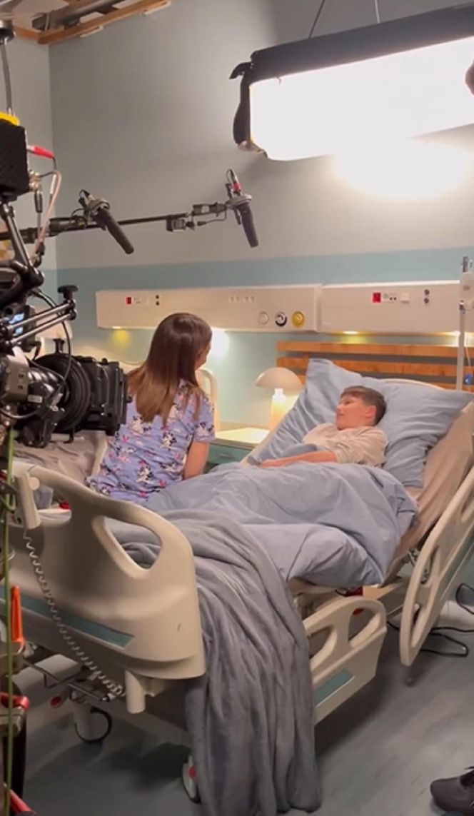 	M jak miłość nowy sezon. Aneta (Ilona Janyst) na planie