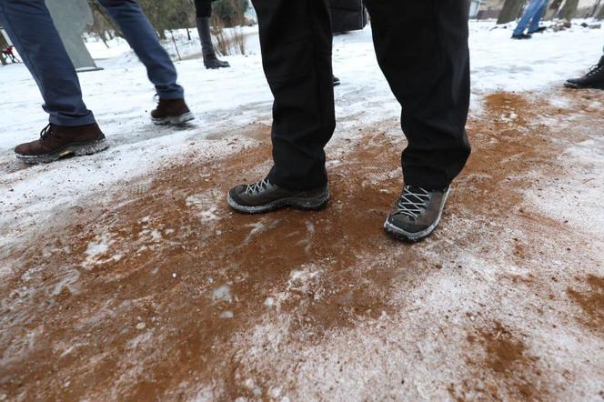 Kraków: zamiast soli i piasku... fusy z kawy! Tym w mieście będą sypać chodniki [ZDJĘCIA]