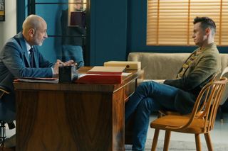 Barwy szczęścia, odcinek 3181: Błażej (Piotr Ligienza), Kornel (Jakub Bohosiewicz)