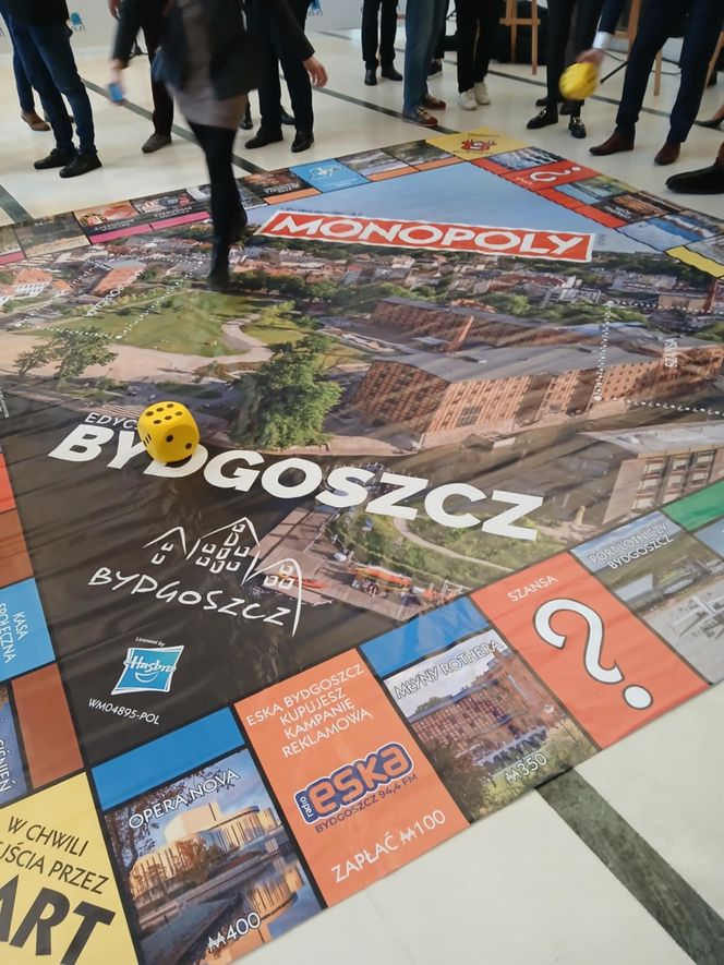 Premiera Monopoly Bydgoszcz. Na planszy jest wszystko co najlepsze w mieście. Polubicie pole Eski Bydgoszcz? 