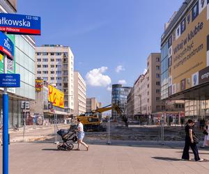 Likwidacja tunelu pod Marszałkowską w Warszawie