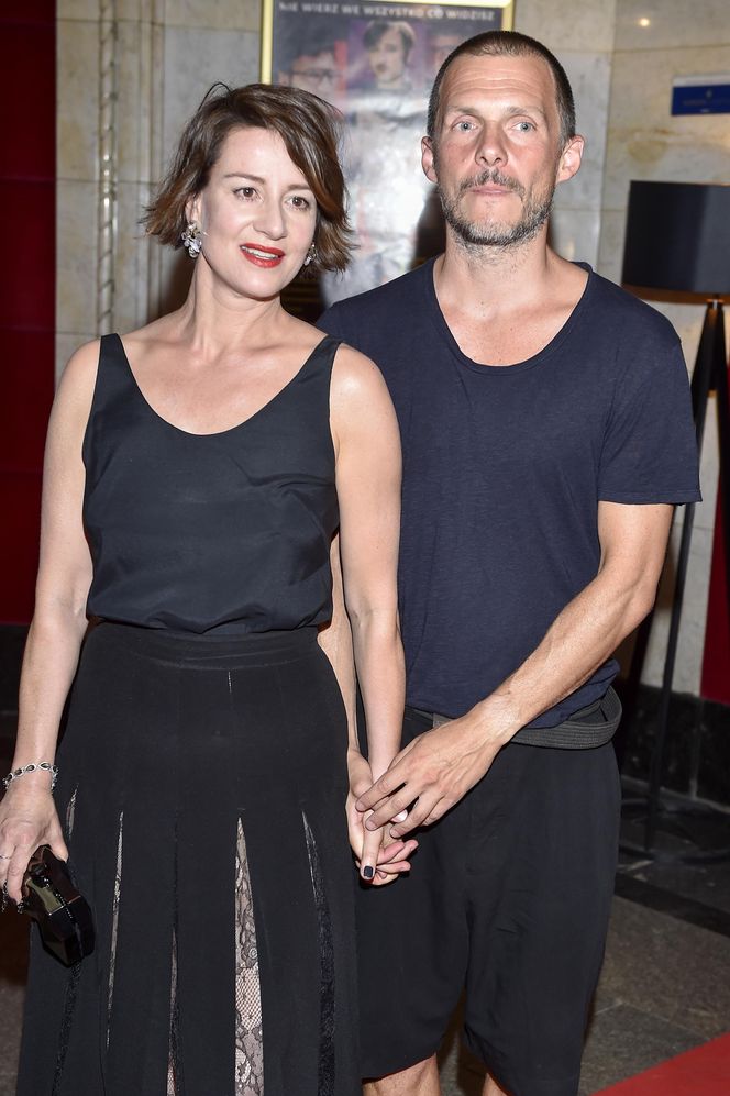 Maja Ostaszewska z partnerem