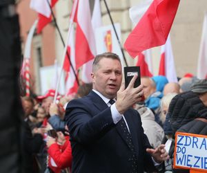 Manifestacja Prawa i Sprawiedliwości w Warszawie