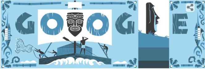 Thor Heyerdahl, Google Doodle