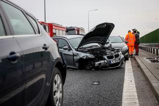 Karambol na S74 w Cedzynie