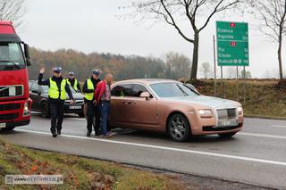 Pościg za Rolls-Royce'em z Dubaju! Kierowca uciekał policji przez trzy powiaty!
