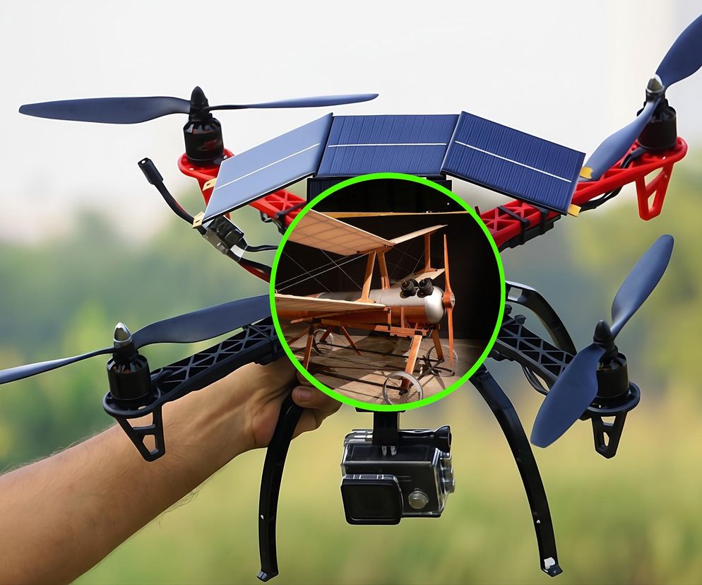 dron solarny