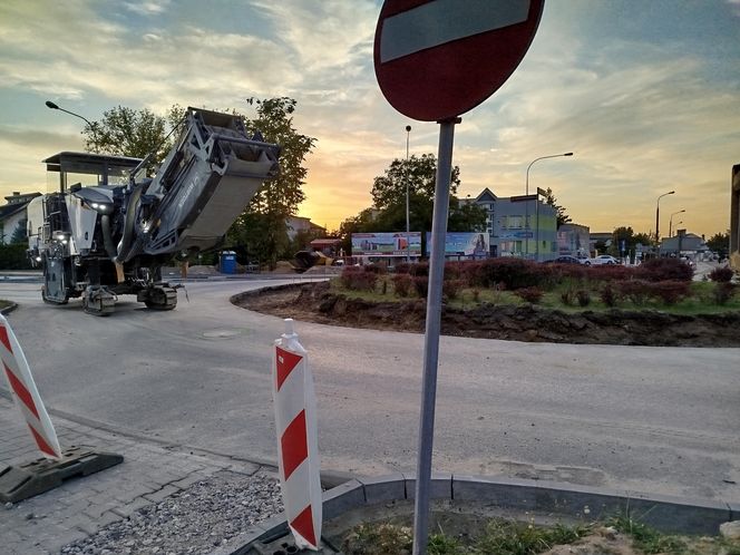 Siedlce: większe utrudnienia na ulicy Partyzantów na rondzie Solidarności