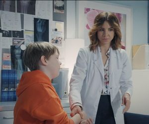 M jak miłość, odcinek 1874: Szymek (Staś Szczypiński), Aneta (Ilona Janyst)