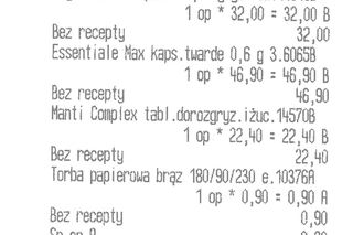 Paragony grozy z turystycznych aptek