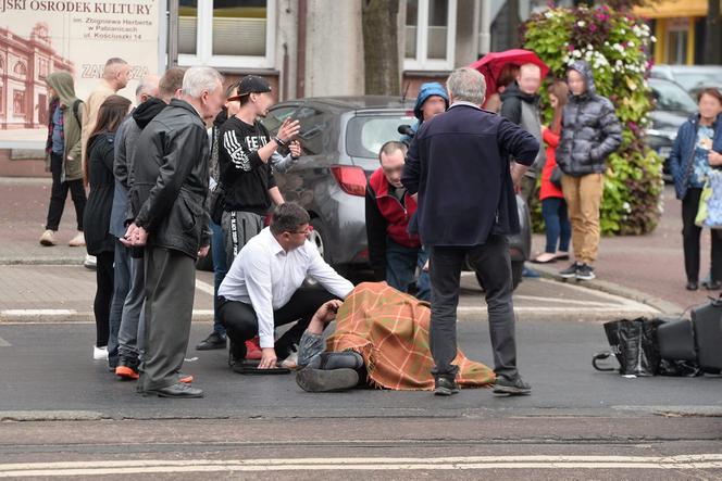 Prezydent ratuje ofiarę wypadku