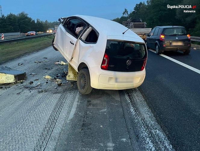 Wypadek na A4 w Katowicach