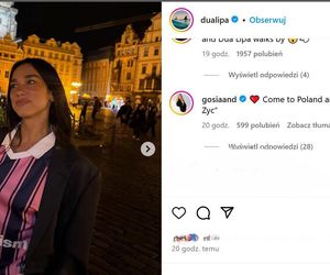 Gosia Andrzejewicz rzuca wyzwanie Dui Lipie. Piosenkarka spełni jej prośbę? 