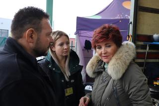 Jolanta Kwaśniewska gotowała dla uchodźców