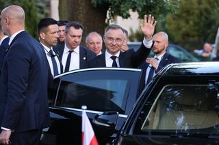 Andrzej Duda w Wielkopolsce: Pijany 39-latek rzucił petardę w kolumnę prezydencką
