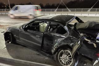 Wypadek na moście heleńskim w Nowym Sączu