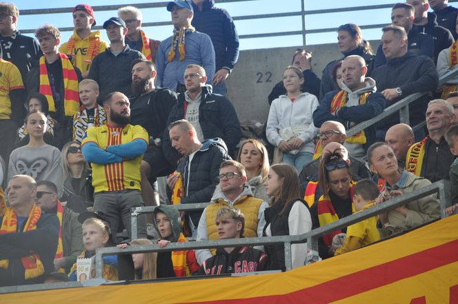 Korona Kielce - Lech Poznań. Zdjęcia kibiców na Exbud Arenie