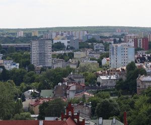 Panorama Lublina z najwyższego punktu widokowego w mieście - Wieży Trynitarskiej