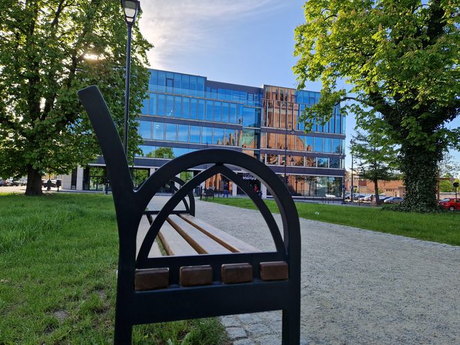 Plac Kościeleckich rozkwita na wiosnę. Bydgoszczanie chętnie wybierają go na spacer