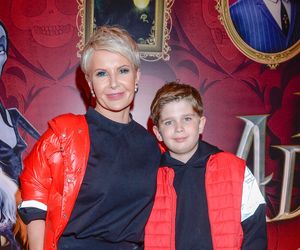 Joanna Racewicz i syn