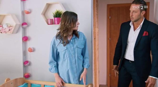 Barwy szczęścia odc. 1920. Natalia (Maria Dejmek), Sebastian (Kacper Krupski)