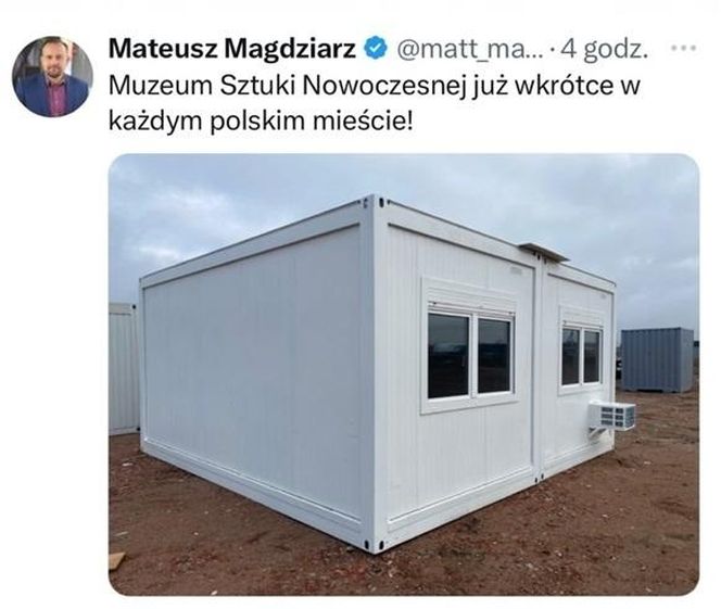 Memy po otwarciu Muzeum Sztuki Nowoczesnej w Warszawie