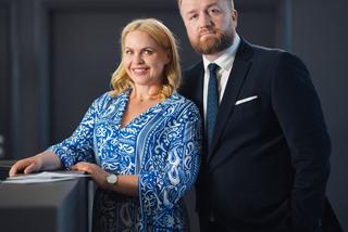 Przyjaciółki 20 sezon. Anka (Magdalena Stużyńska), Paweł (Bartek Kasprzykowski)