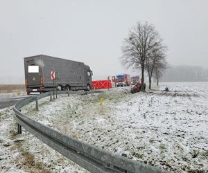 Wypadek śmiertelny na DK 12 koło Borku Wielkopolskiego