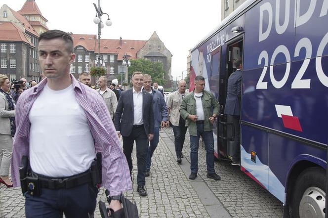 Andrzej Duda przyjechał do Katowic.