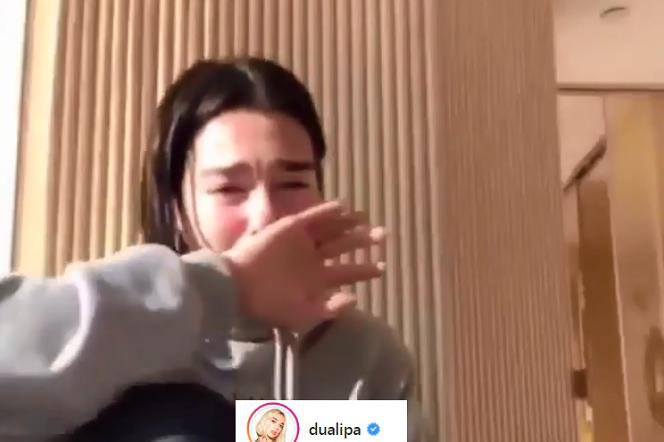 Dua Lipa - wzruszające nagranie wokalistki. Wiecie, czemu się rozpłakała?