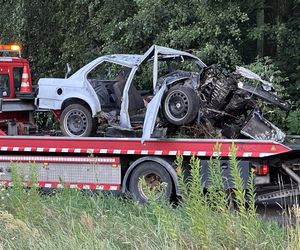 30-latek jechał gruzem BMW bez drzwi i okien. Zginął na miejscu
