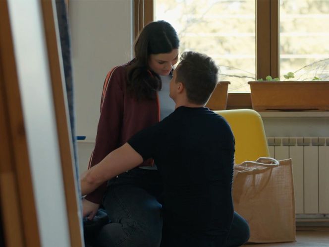 Barwy szczęścia, odcinek 3196: Weronika (Maria Świłpa), Błażej (Piotr Ligienza)