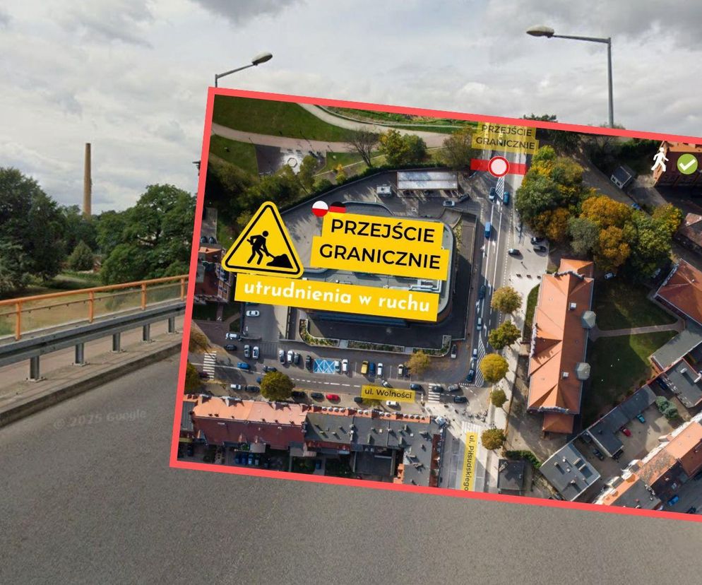 Zamykają most na granicy z Niemcami. Duże utrudnienia dla kierowców 