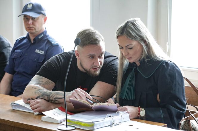 Łukasz Żak w sądzie (17.06.2025)