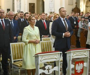 Marta Nawrocka na Dożynkach Prezydenkich