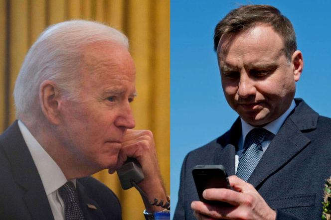 Andrzej Duda na linii z prezydentem USA. O czym rozmawiał z Joe Bidenem?