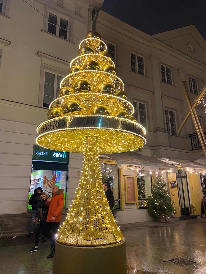 Iluminacje świąteczne w Warszawie