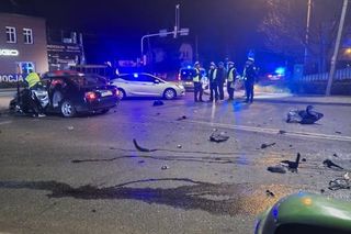 Kierujący hondą uciekał przed policją przez dwa miasta