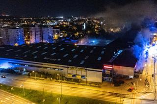 Pożar sklepu budowlanego