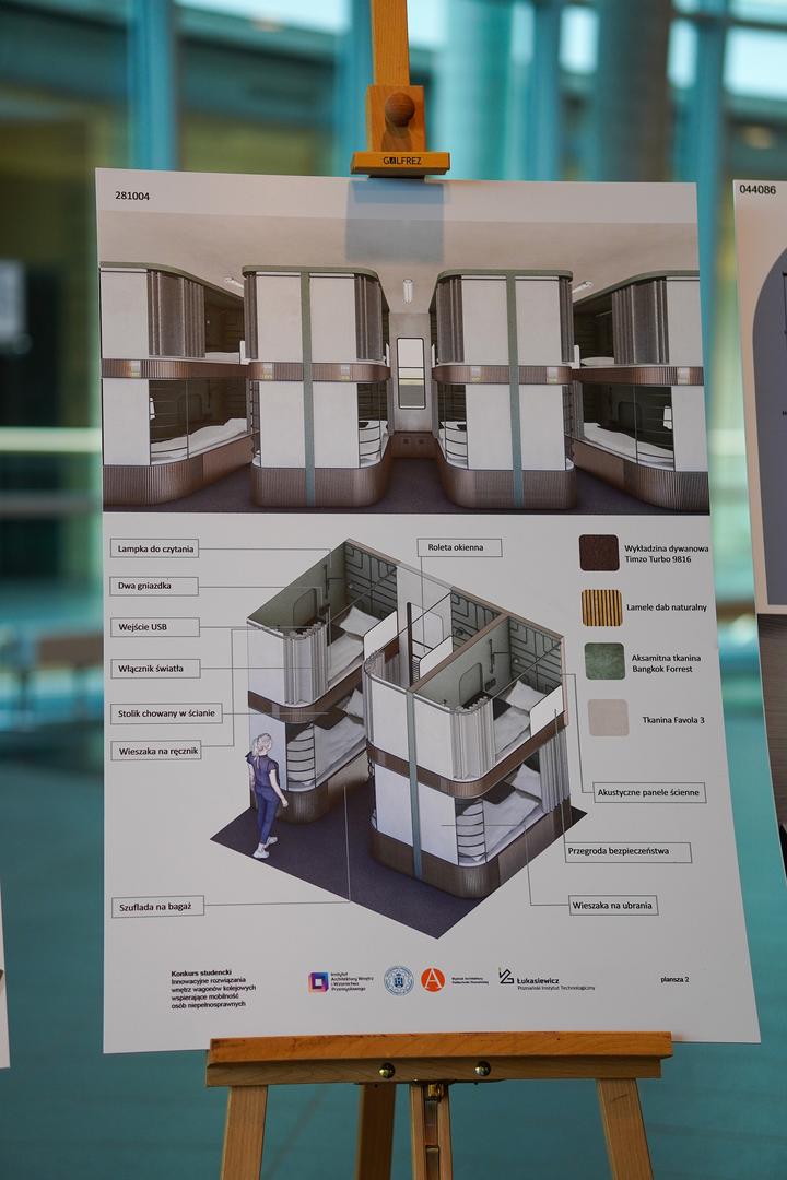 Tak mogą wyglądać wagony przyszłości.